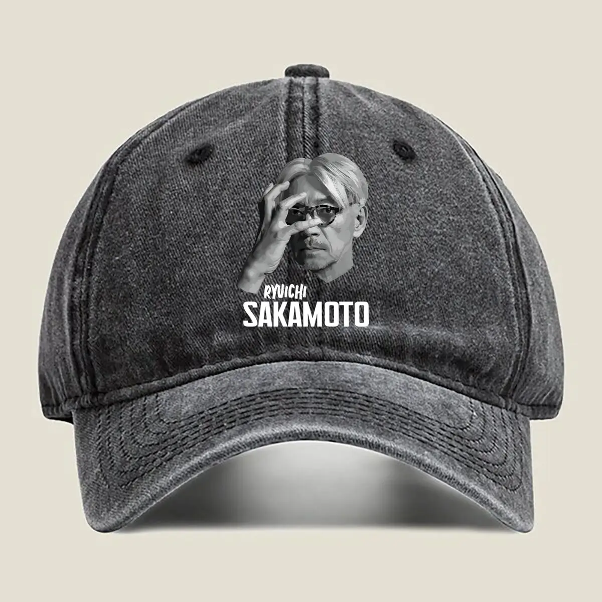 

Вымытая бейсболка Ryuichi Sakamoto Musician Tribute Art