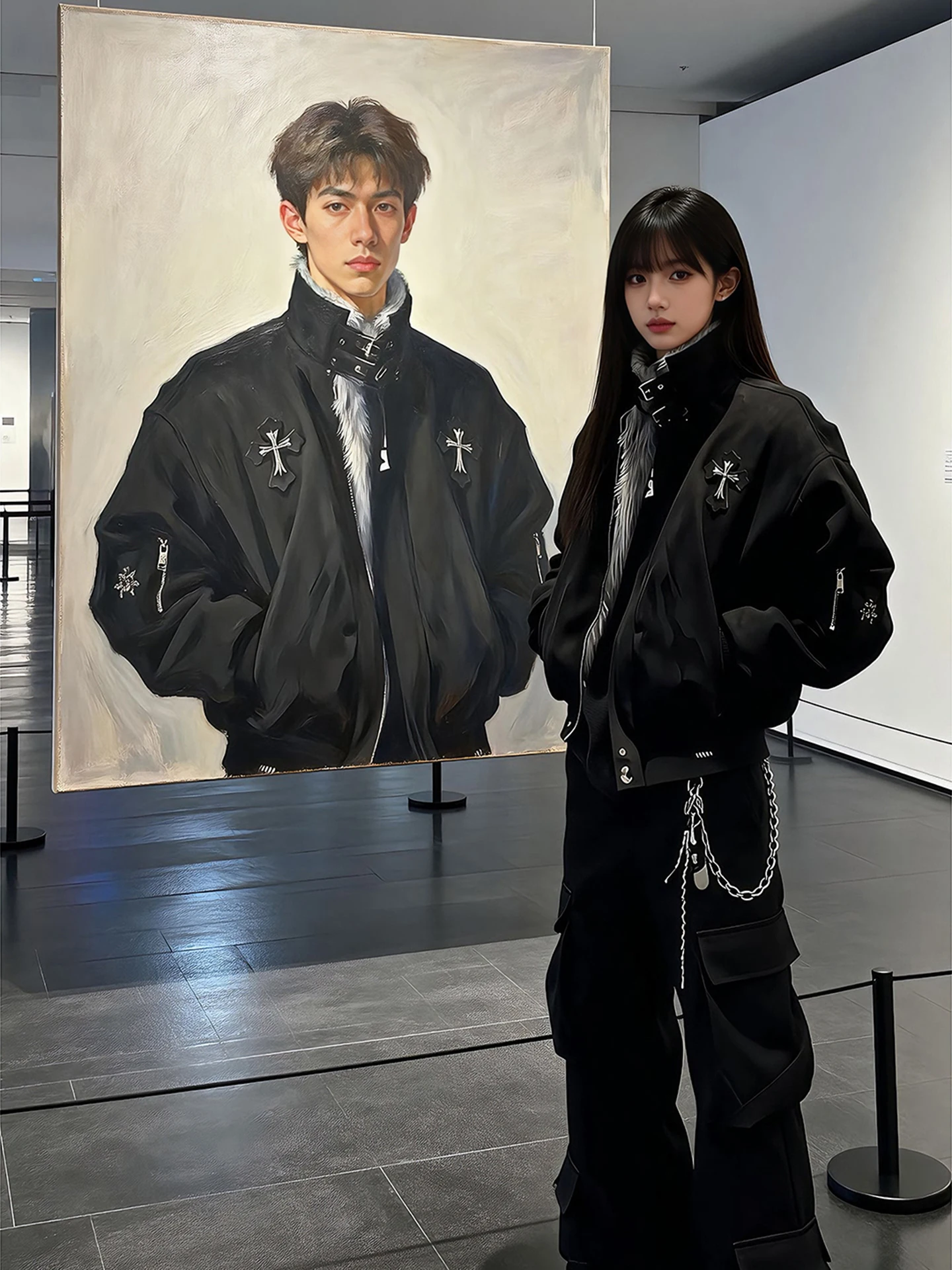 

Мужская зимняя куртка Bla Design Cross Cotton с меховым воротником Mountain Eagle, американская, в стиле Детройт, на флисовой подкладке, хлопковая одежда