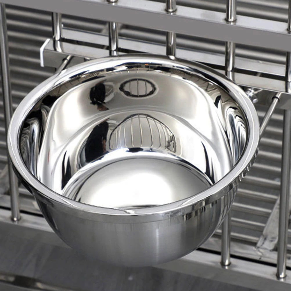 

2pcs Stainless Steel Pet Multi-Function Dog Food Water Bowl Hanging Puppy Bowl For Cats Kitten Anti-Overturn Easy Clean
