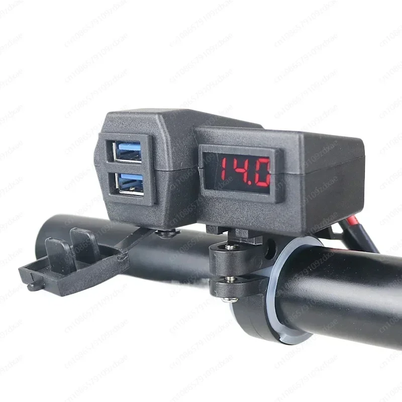 Motorcycle battery car usb car mobile phone charger fast charging interface modified waterproof 12v installation