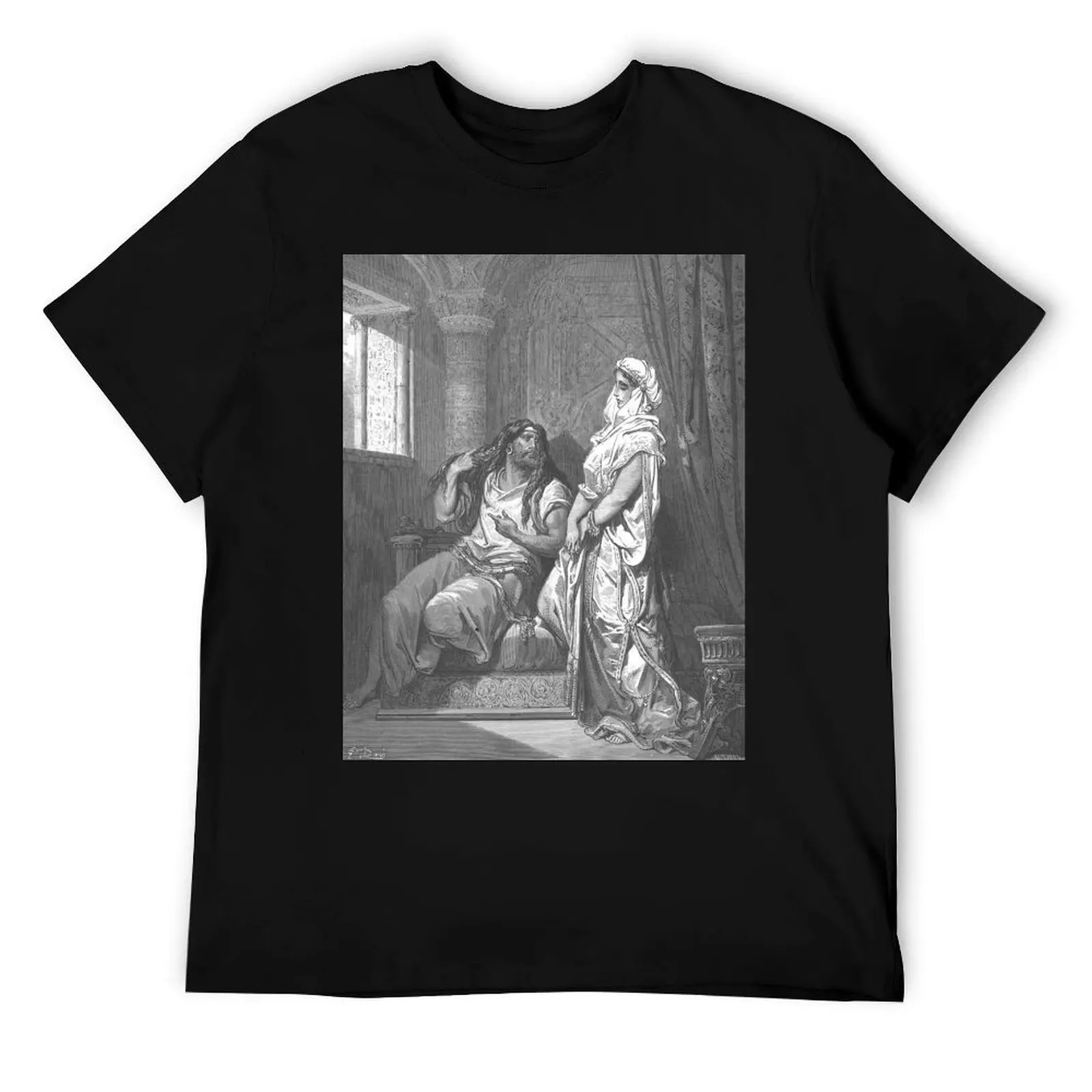 

Samson and Delilah (1866) - Gustave Doré T-Shirt essential t shirt funny t shirts dark humor man t shirt graphic T-Shirt