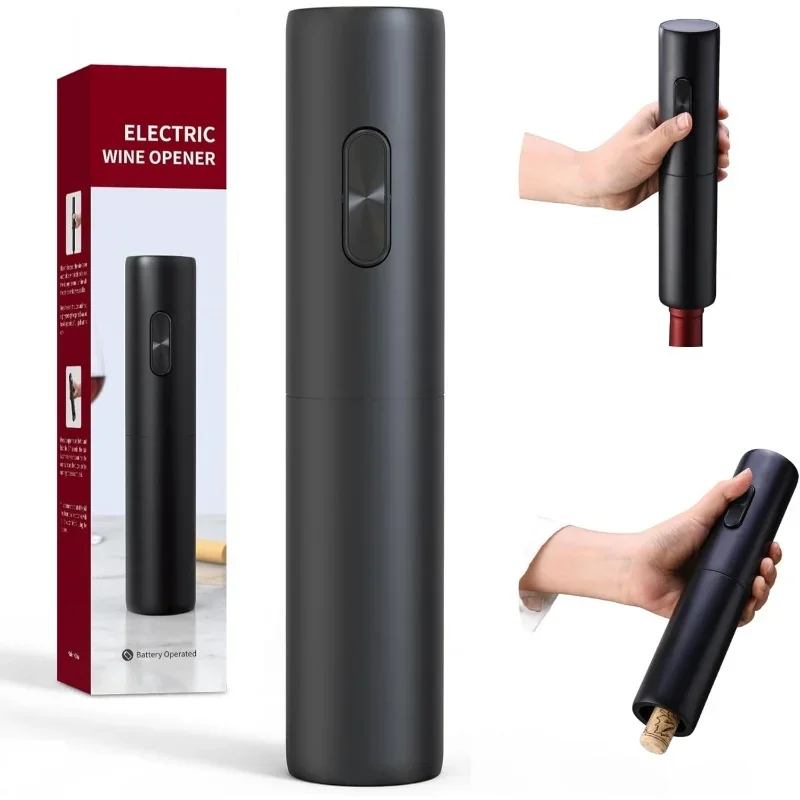 فتاحة زجاجات النبيذ الكهربائية الأوتوماتيكية، مفتاح المفتاح الذي يعمل بالبطارية، هدية عيد الميلاد لمحبي النبيذ في المنزل لحفلات بار المطبخ #1