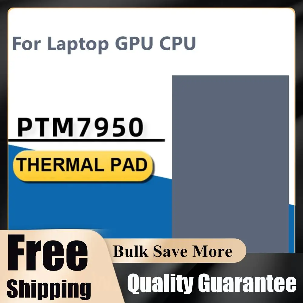 For Honeywell PTM7950 Silicone Thermal Pad Gasket 8.5W/mK Phase Change Silicone Pad Replacement Lightweight for Laptop GPU CPU