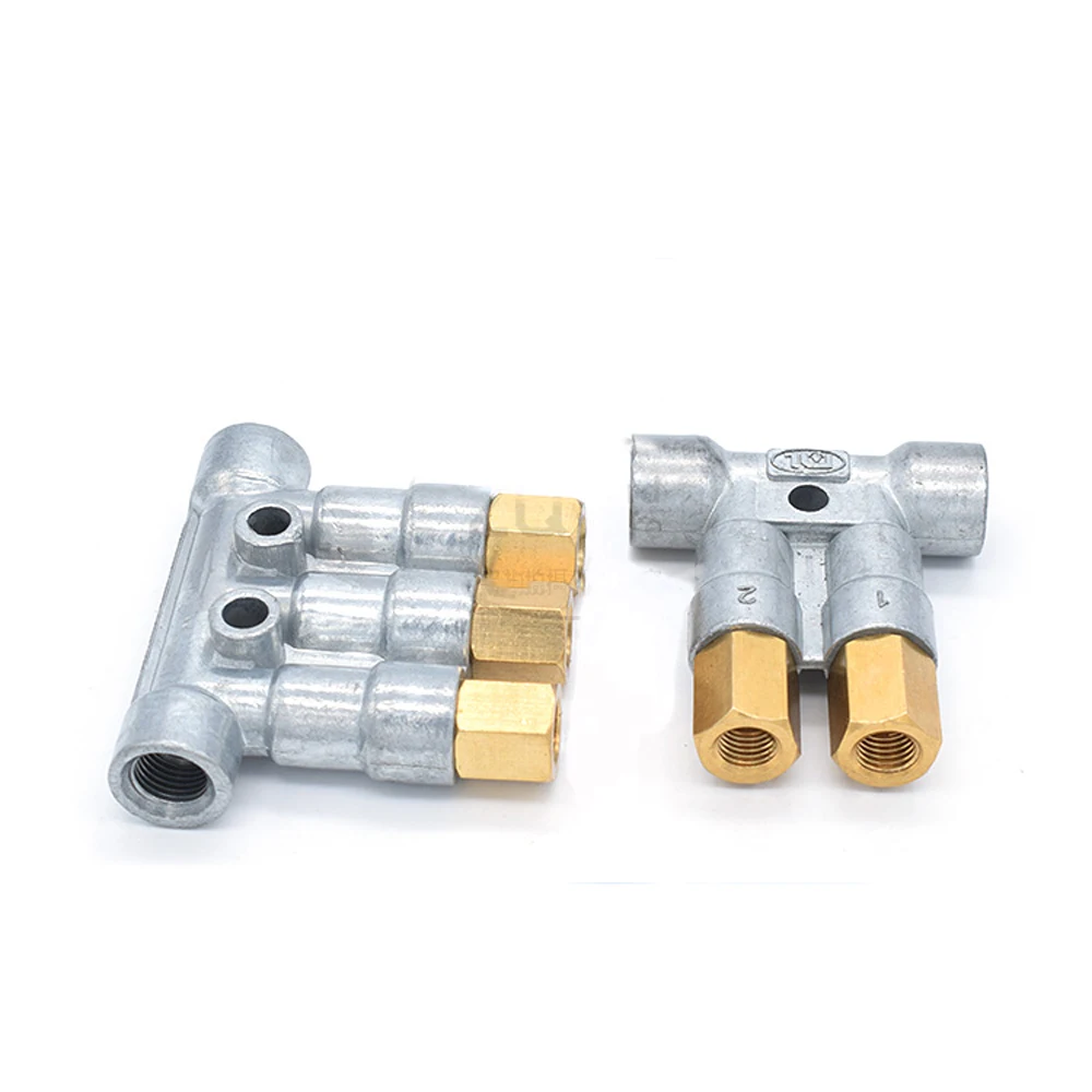 2/3/4/5/6 Way Aluminum Lube Oil Piston Distributor Value Manifold Block