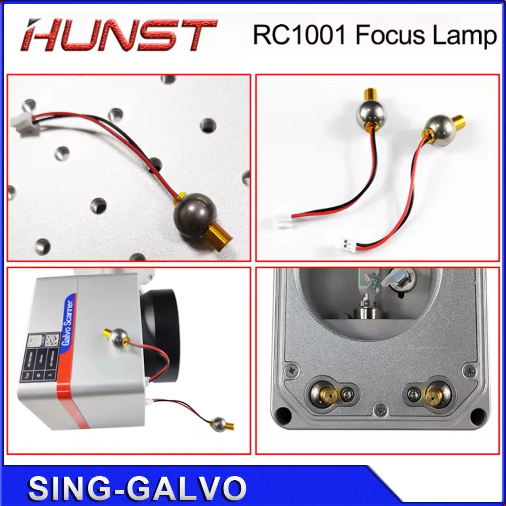 HUNST SINO-GALVO Focus Lamp For SG7110 RC1001 1064nm/10600nm/355nm 10mm Laser Galvanometer Galvo Scanner Galvo Head