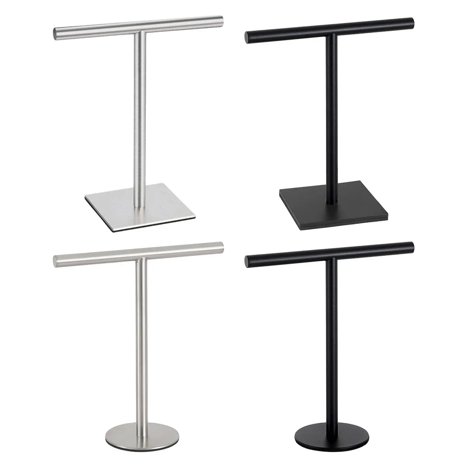 

Вешалка для полотенец, подставка для ювелирных изделий, отдельно стоящая подставка для полотенец из нержавеющей стали, полка для полотенец для столешницы, туалетный столик, кухня, туалет, отель