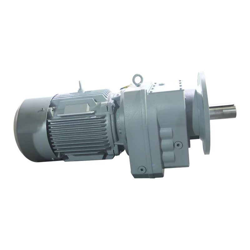 R Series Helical Gear Reducer With Hardened Surface And High Torque For Cement Industry Mixer