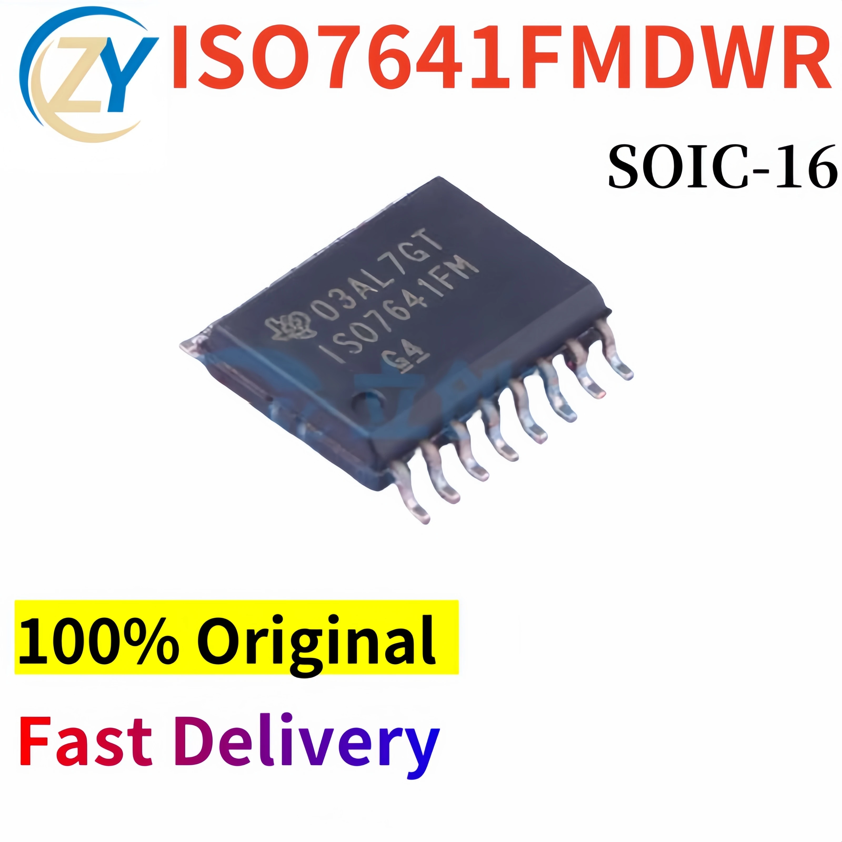 100% Original ISO7641 ISO7641FMDWR Digital Isolators 150Mb/s SOIC-16 2.7V-5V Guaranteed Quality & In Stock