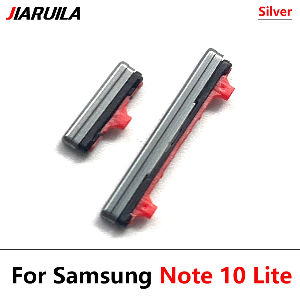 ปุ่มปรับระดับเสียงใหม่สำหรับ Samsung Note 10 lite/note 20ปุ่มปุ่มปรับระดับเสียงด้านข้างอัลตร้าที่สำคัญเปิดปิด