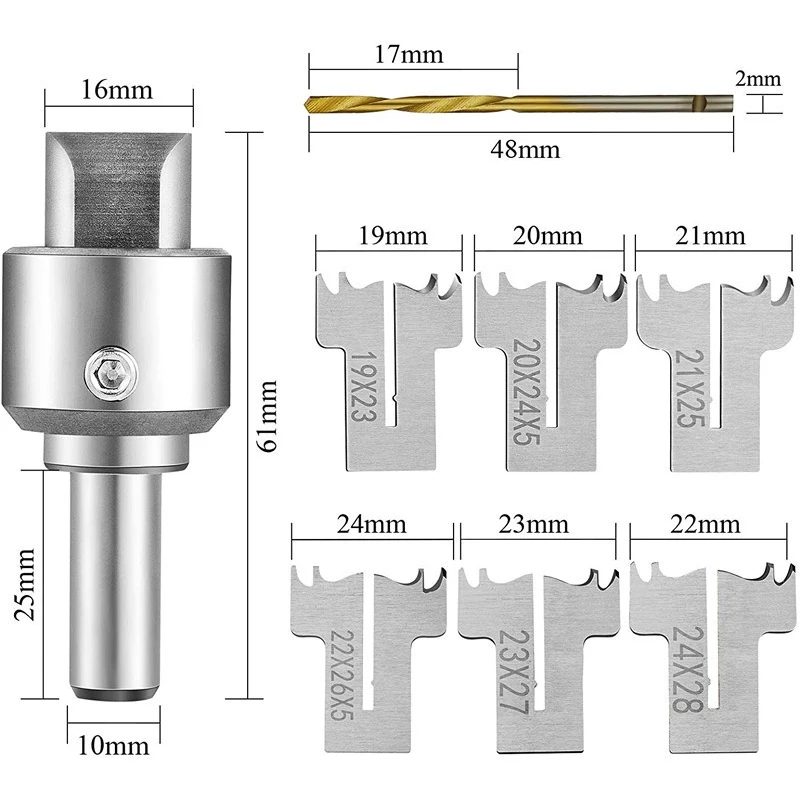 Wood Bracelet Cutter Full Set Woodworking Buddha Bead Cutter, Milling Cutter, Drill Bit, Ball Blade, Alloy Woodworking Cutter