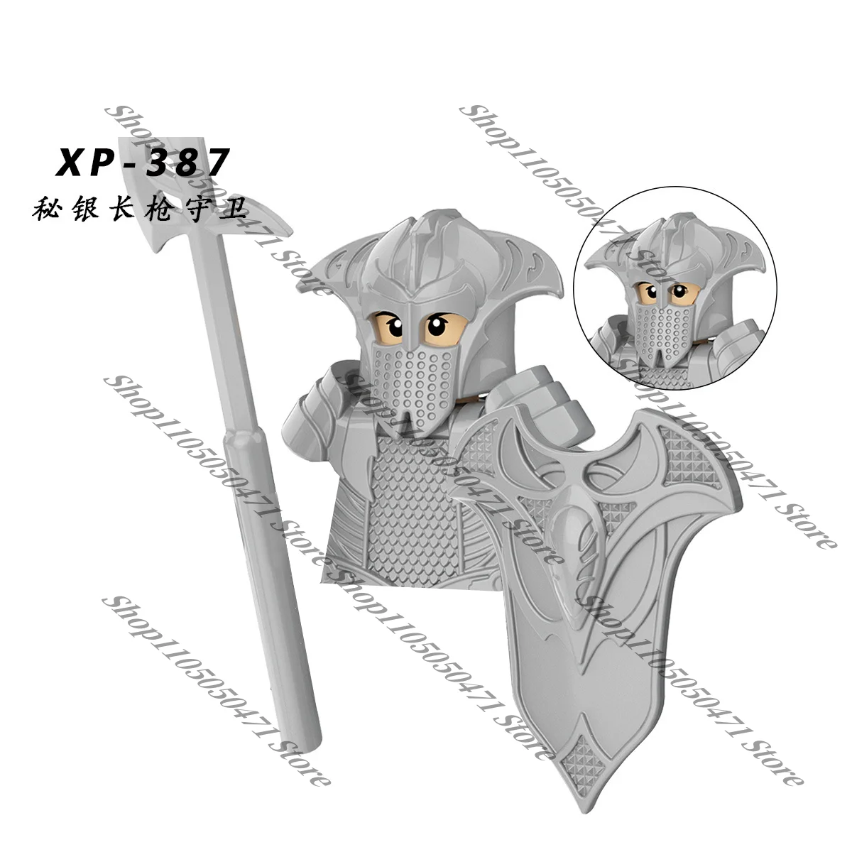 3D-Modellbausteine für Kinder, Herr der Ringe, Wächter der Zwerge, Uruk-Hai, Blockspielzeug, Puppen, Weihnachtsgeschenke