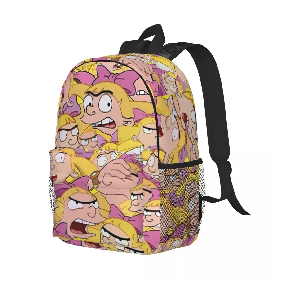 

Hey Arnold Helga Pataki Cartoon Backpack Student Boys Girls BookBag Children School Bag Laptop Shoulder Bags for Men Women