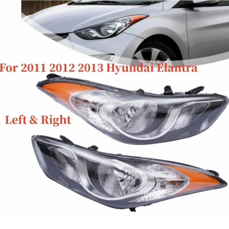 For Hyundai Elantra 2011 2012 2013 Sedan Headlights Left & Right Headlamp Available