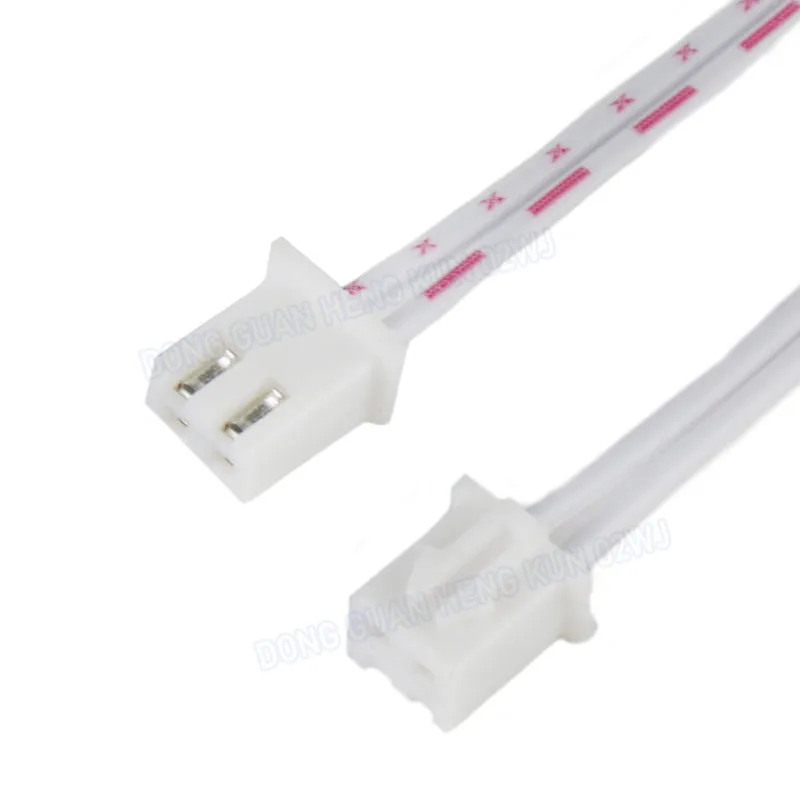5 Pcs 10/20/30m JST XH2.54 Single/Double 2P-6Pin Red And White Wire Female Terminal Plug With Cable Wire Connector