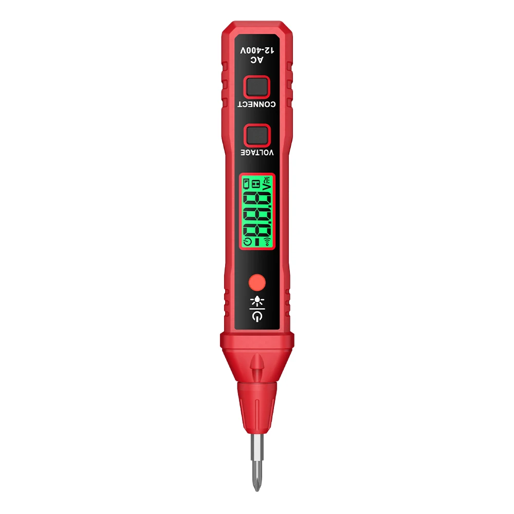 HABOTEST HT91A Non Contact Electrical Live Wire Breakdown Point Locator Checker Indicator AC Voltage Tester Pen with Screwdriver