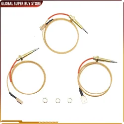 65cm Gas Stove Thermocouple Universal Screw Heater Thermocouple Kit Burner Cooker Fireplace Parts Digital Temperature Controller