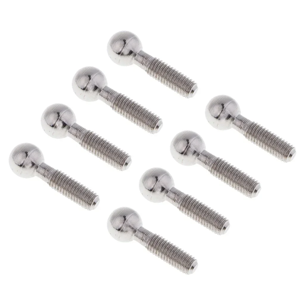 8Pcs/set HSP 02152 M5 Ball-Head Screw For 1/10 RC Model Remote Control Car Spare Parts HSP 94122 94166 94188