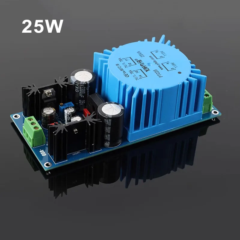 LM317/LM337 Transformer Output Adjustable Voltage Stabilizing Circuit Board Kit Diy Can Install Talema Sealed Ring Transformer