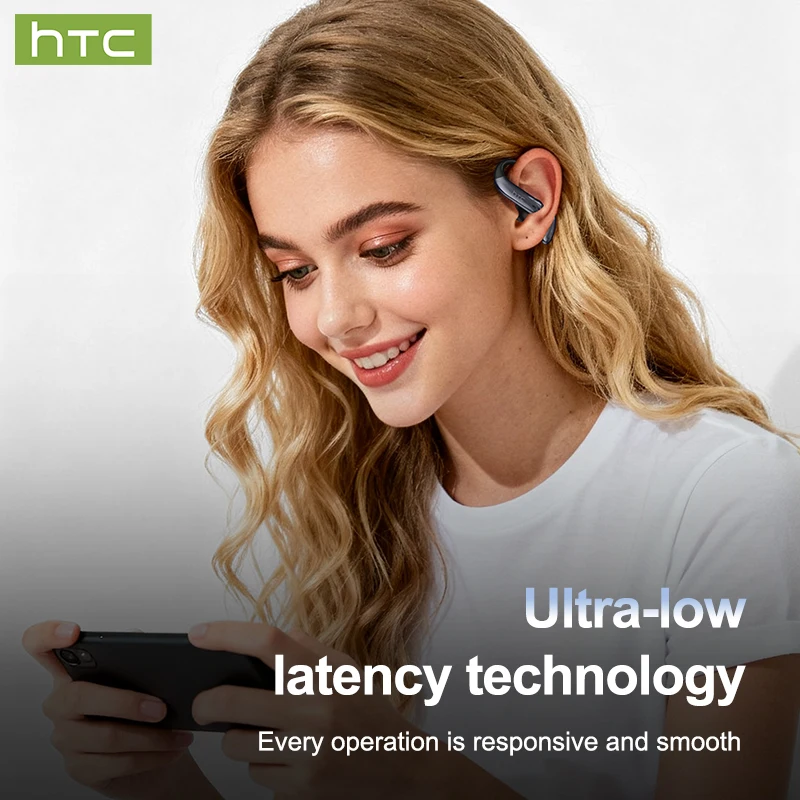 Regalo Simple Auriculares Traductor de Idiomas 2026 HTC NE63 Traducción de Idiomas con IA Sonido Envolvente Ajuste Cómodo Opción para Deportes y Juegos