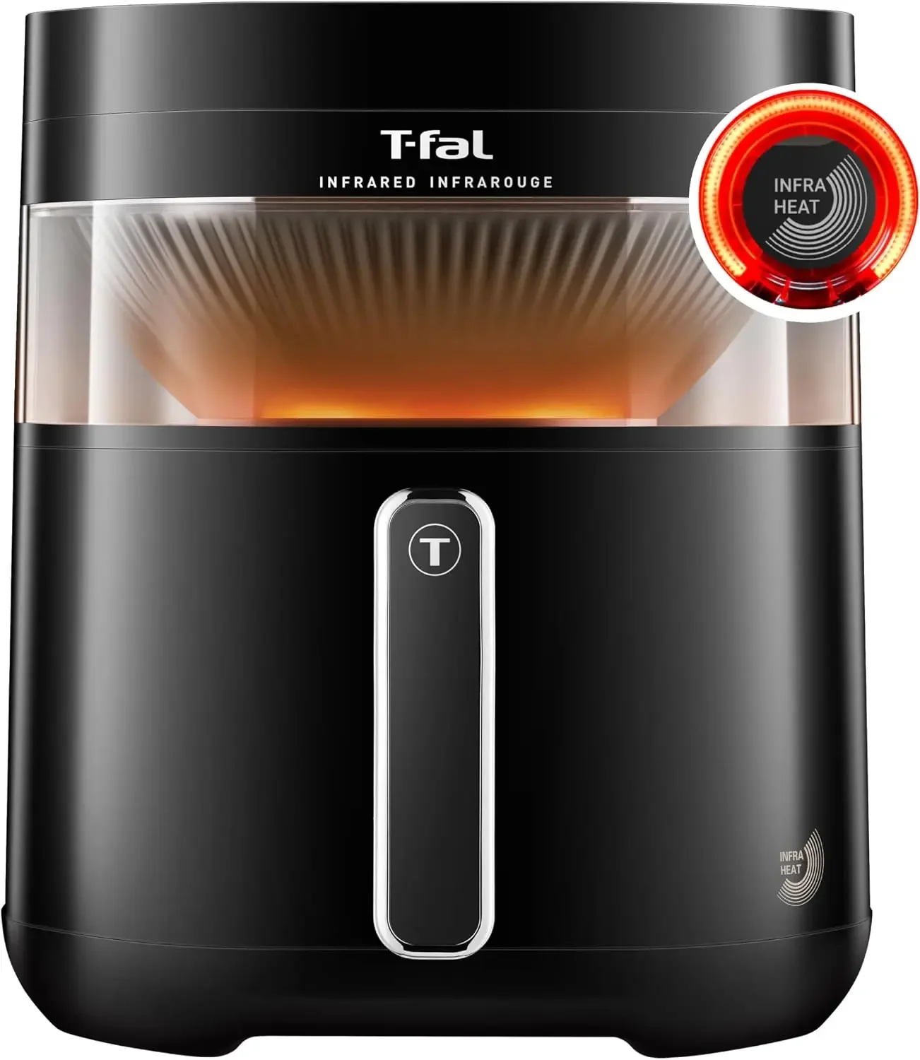 Infrared Air Fryer, 2x Faster Than Traditional Heating*, Large Air Fryer Dehydrator Combo, 8 Cooking Functions, Window