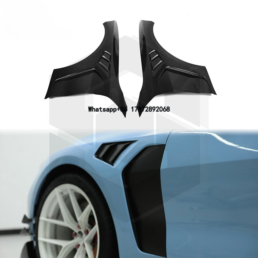 Dry Carbon Fiber N Style Side Mudguards for  G80 G81 M3 G82 G83 M4 G22 4 Series Front Wheel Arches Side Vent Fenders Upgrade