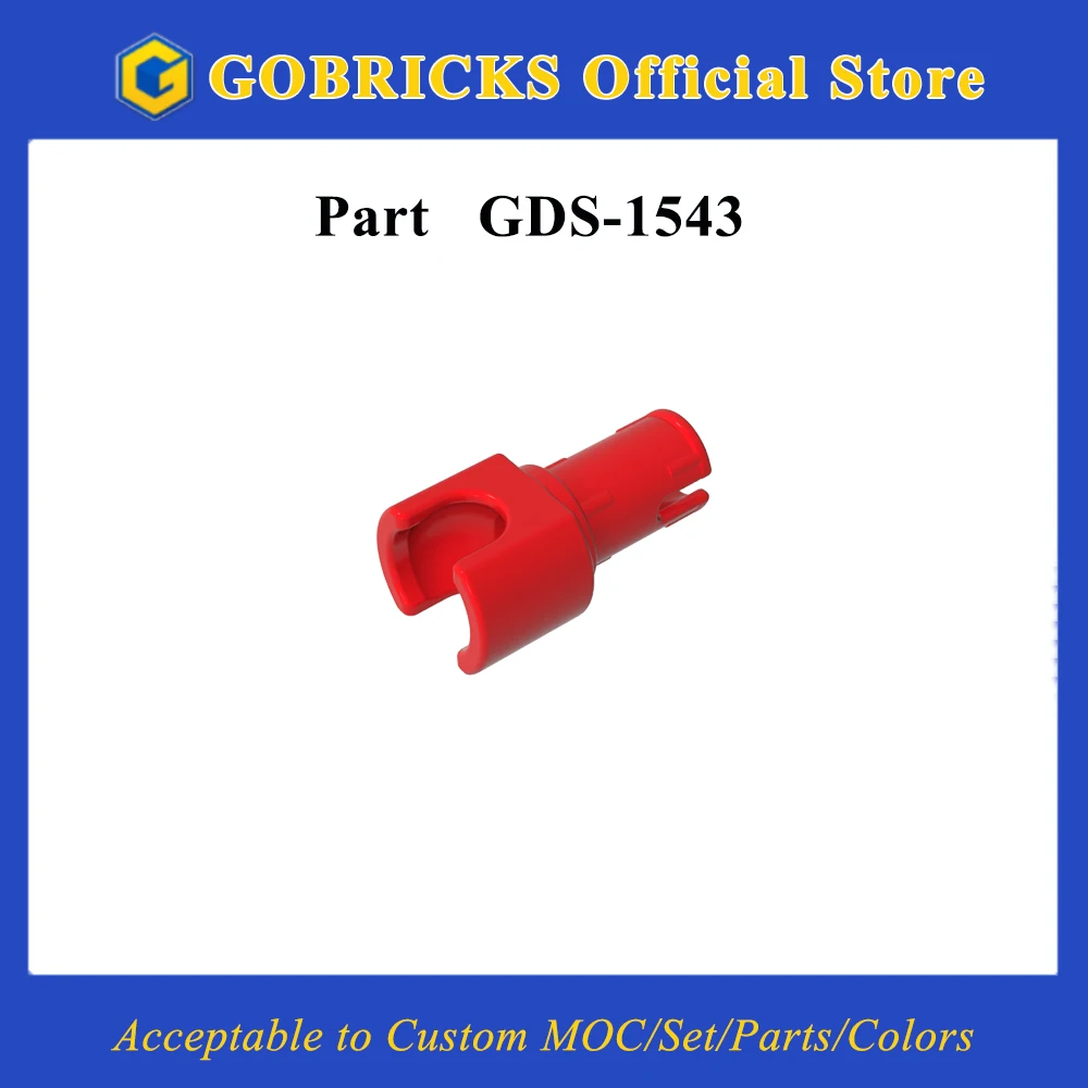 Gobricks 1PC GDS-1543 części do usuwania pinów kompatybilne MOC klocki do budowy dorosłe dzieci DIY techniczny model osi ﻿ Akcesoria Cząsteczki