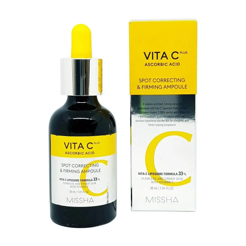 MISSHA VITE C Essence 30 مل ترطيب لشد البشرة ومضاد للعيوب يقلل الخطوط الدقيقة ويقلل من الترهل ويخفف الجفاف