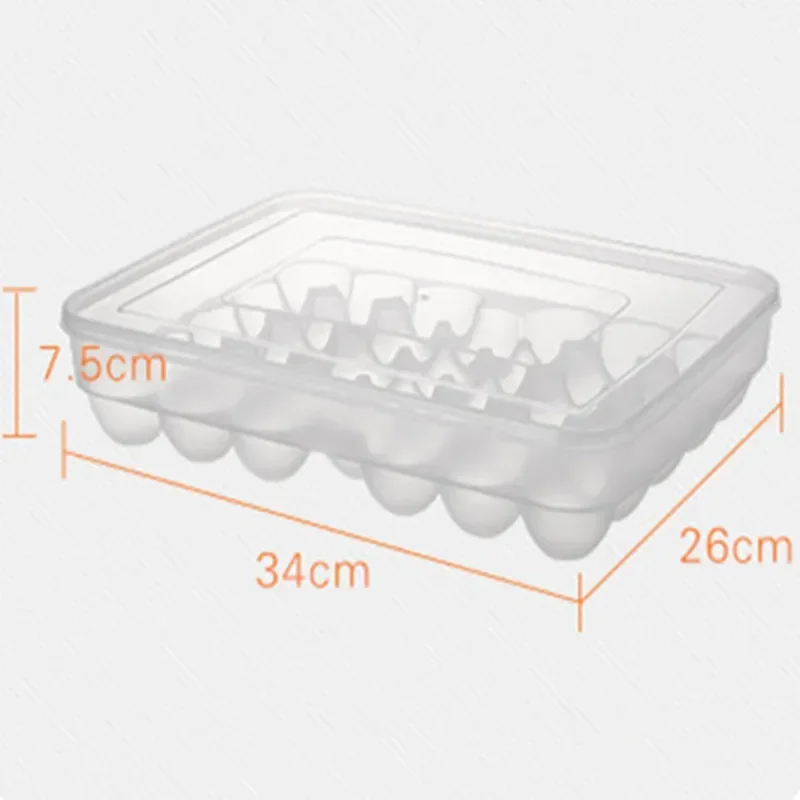 Egg Storage Box Kitchen Egg Container Case Refrigerator Crisper Fresh Storage Boxs 34 Grids Wild Picnic Egg Organizer Holder Box