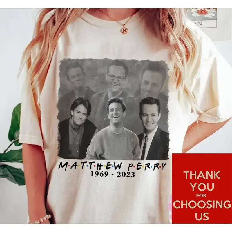 Rip Matthew Perry T Shirt Chandler Bing Friends I