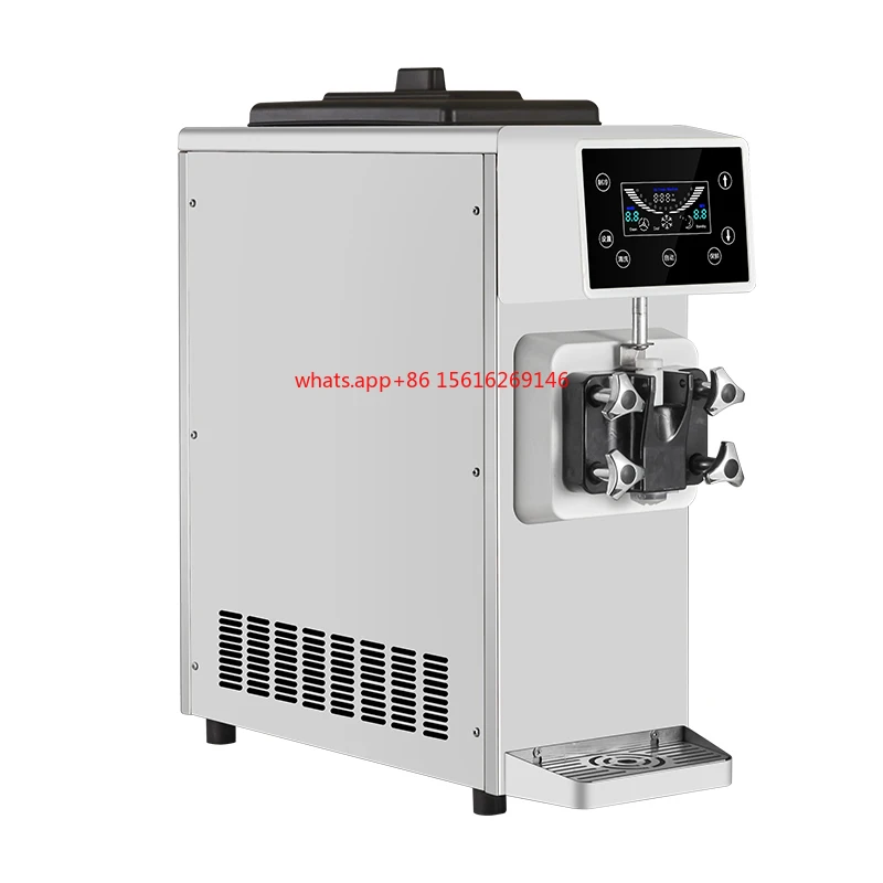 

Commercial Single Head Fully Automatic Ice Cream Machine for Milk Tea Shop New Crispy Cone Sundae for Small Space Made Fruit