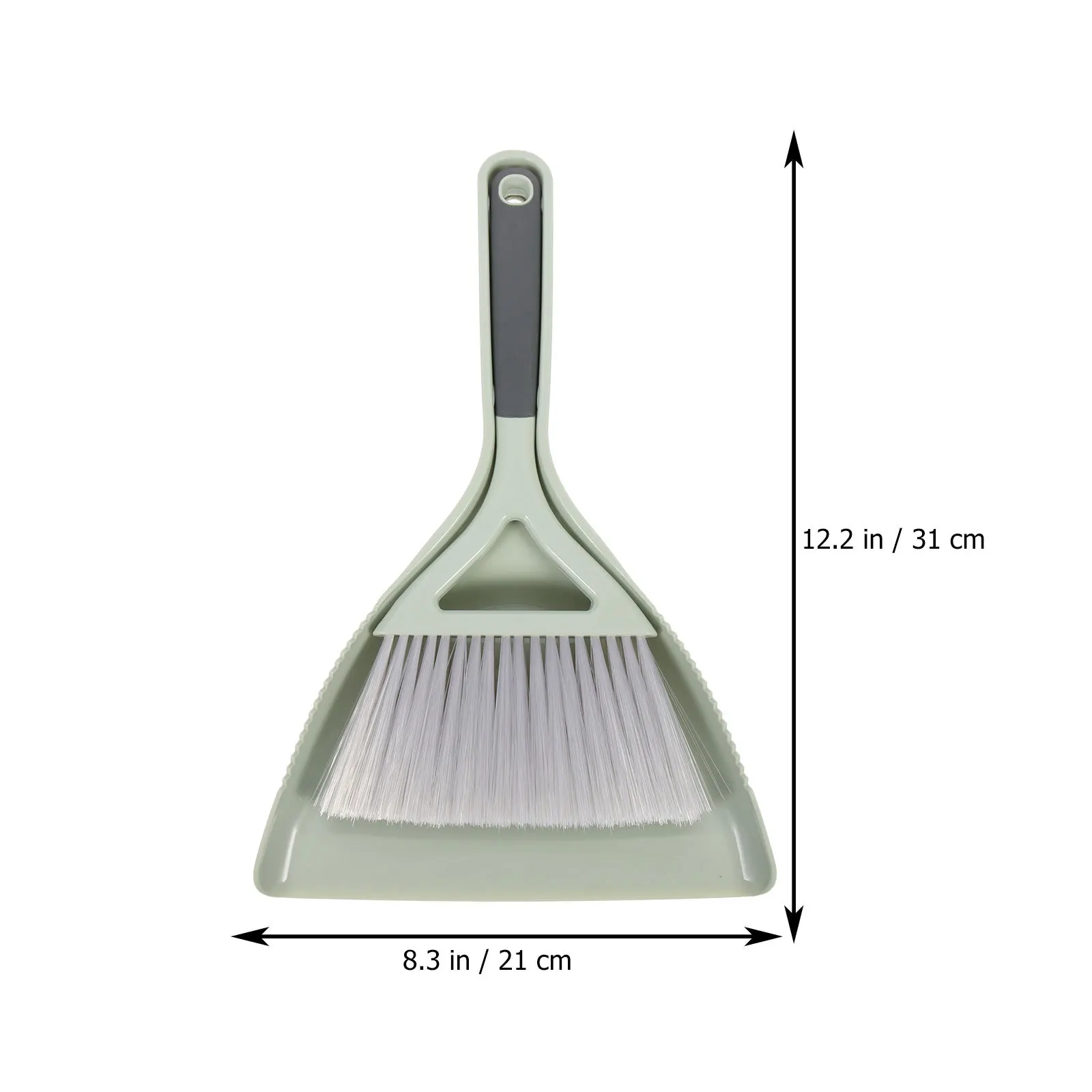 

Premium Mini Broom and Dustpan Kit Durable Portable Cleaning Device for Hard to Reach Corners Desktops Mini Broom