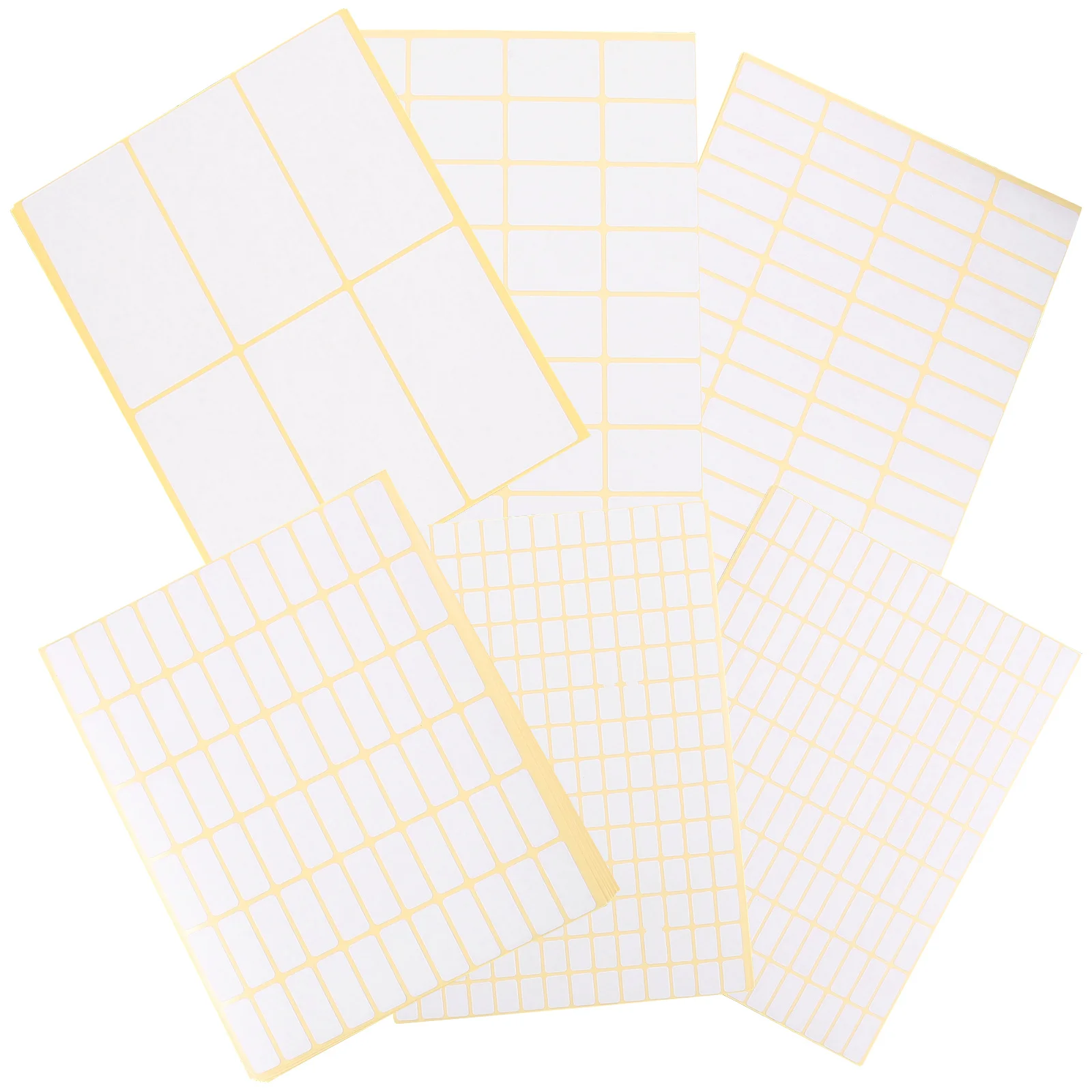 

36 листов пустые именные бирки, наклейки, самоклеящиеся сортировочные бирки, легко снимаемые съемные этикетки для организации дома