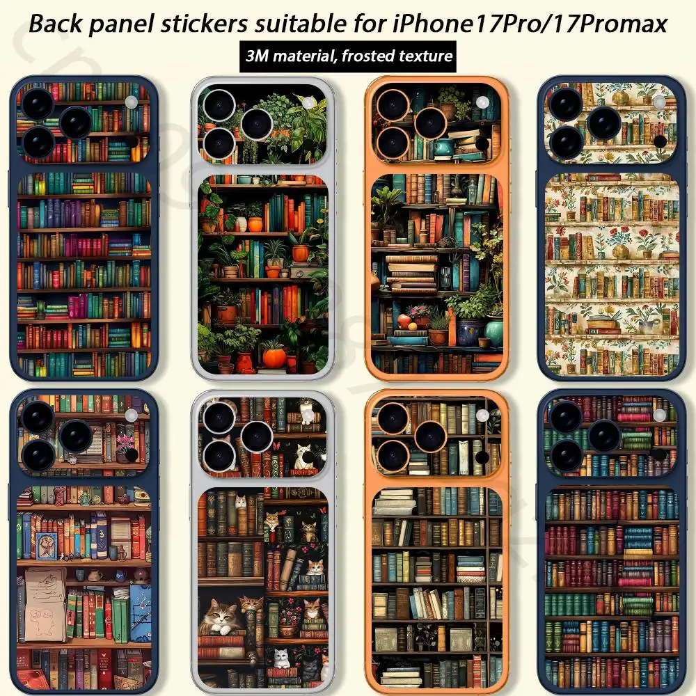 

Creative Bookshelf TICKET Decal Skin Wrap for iPhone 17 Pro/Pro max Protective Film for Back, Frame, Camera