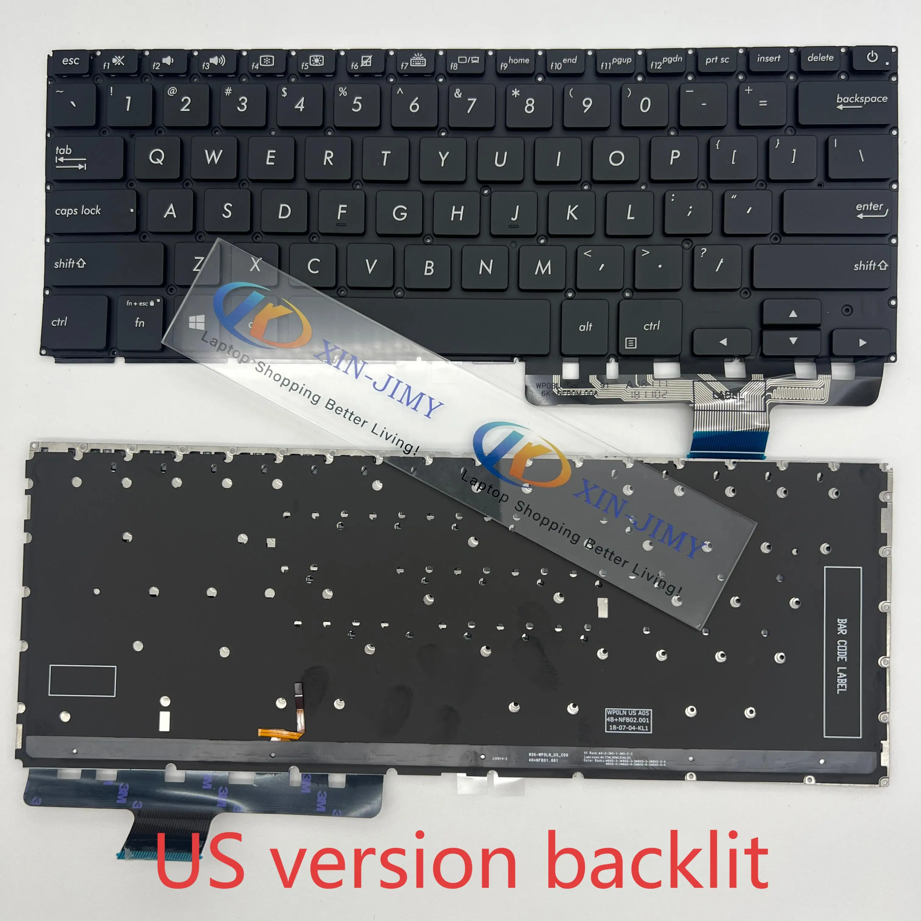 

UX450 US/Brazilian Keyboard For ASUS ZenBook Pro 14 UX450F UX450FD UX450FDX UX480F UX480FD UX480FDX Palmrest