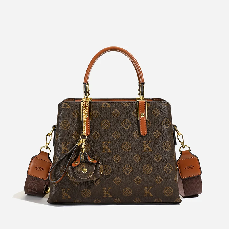 

Fashionable Vintage Leather Diaper Bag For Women Elegant Designer Minimalist Large Capacity Luxury Crossbody Bag