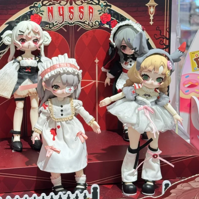 Novo autêntico nyssaa bjd brinquedo móvel série pesadelo estatueta na moda 12 pontos caixa cega kawaii presente festival ornamento para menina