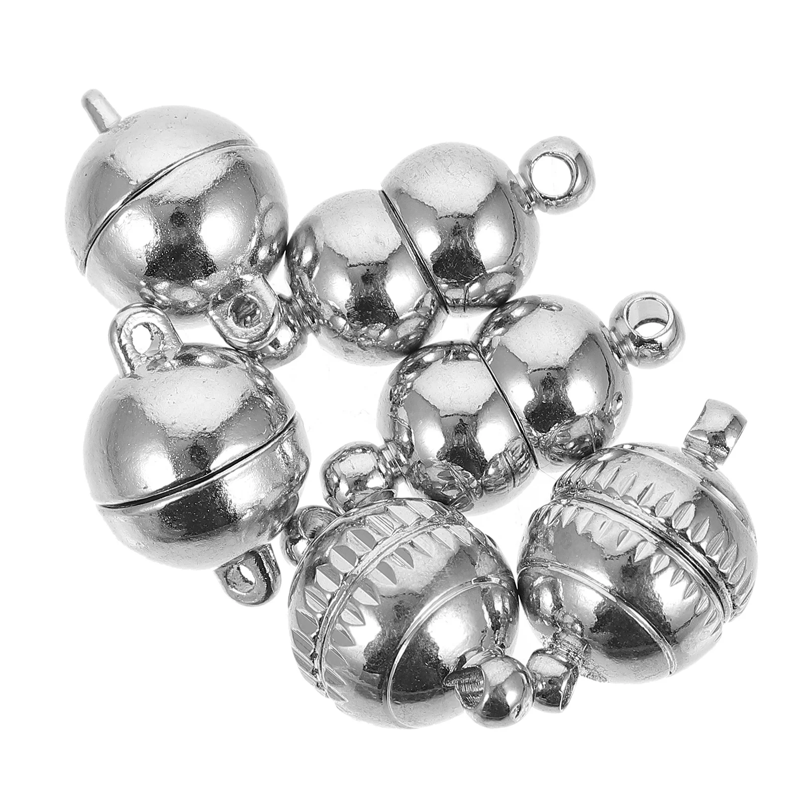 

6 Pcs Necklace Clasps Alloy Fasteners Jewelry DIY Making Connector Charm Bracelet Magnetic
