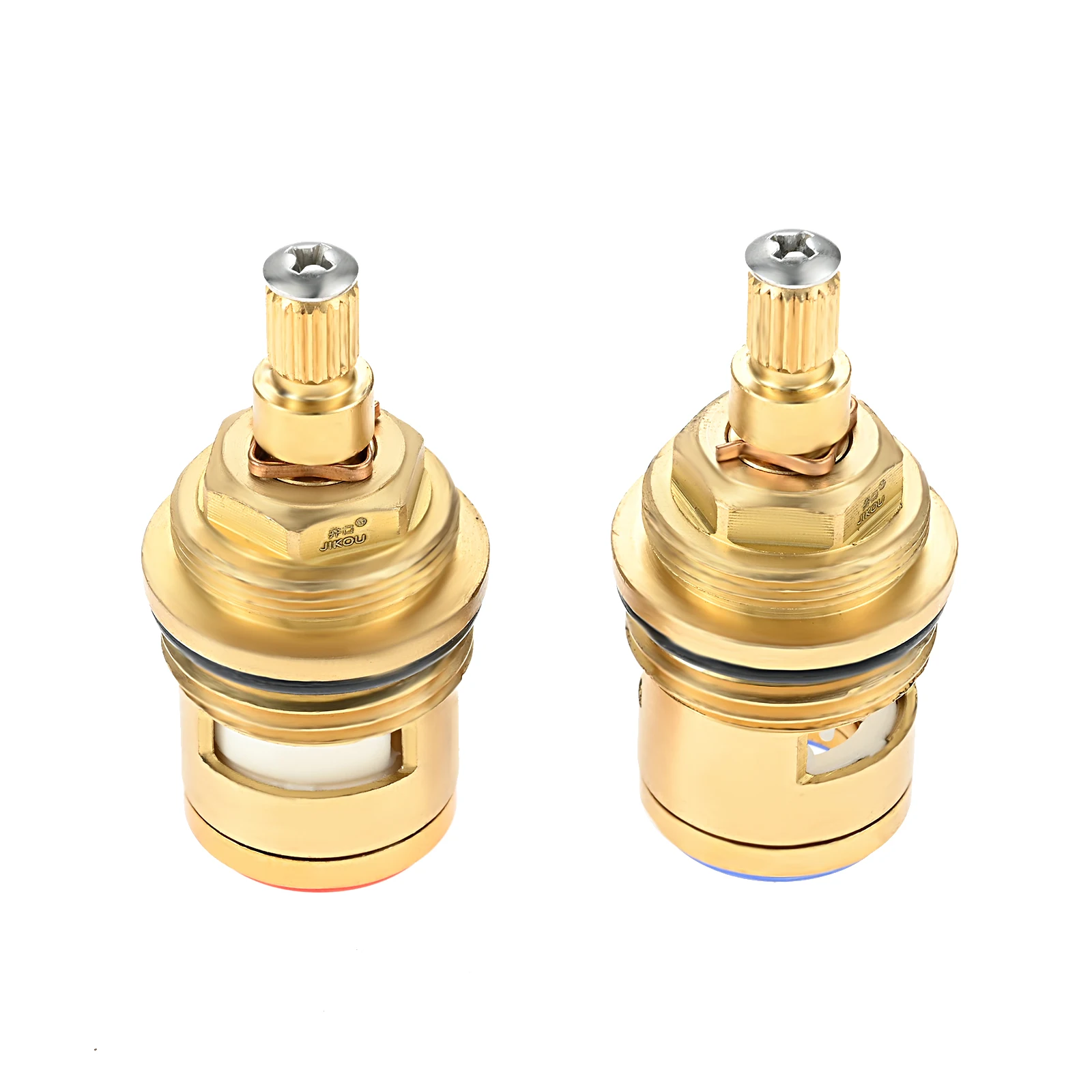 2 cartuchos cerámicos duraderos 3/4 compatibles con Grohe 45882000 45883000   Ajuste preciso Fuerza de flujo de temperatura del agua