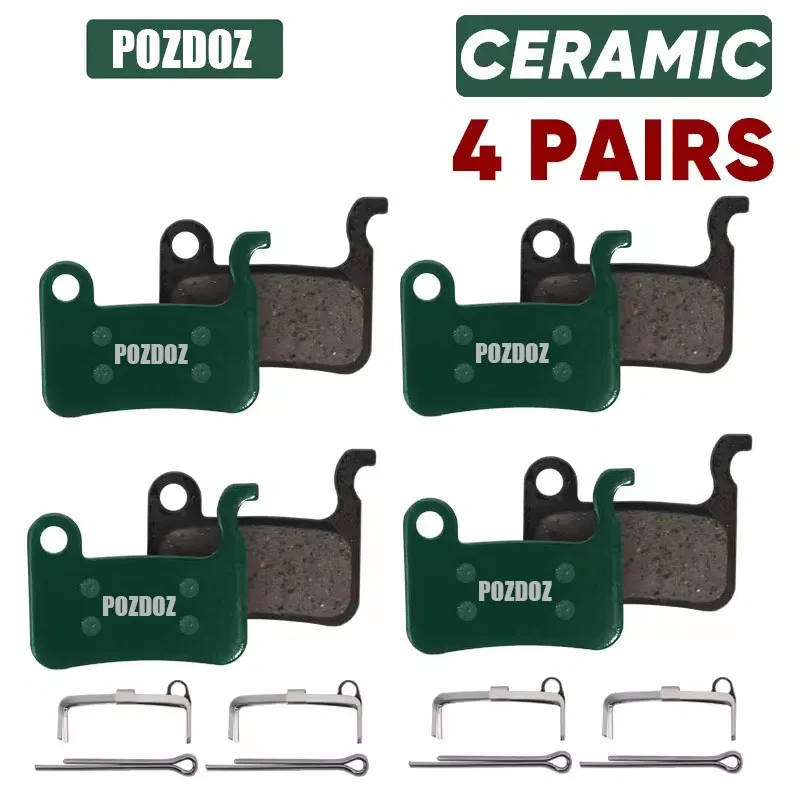 POZDOZ Keramik hydraulische Scheibenbremsbeläge für SHIMANO A01S M06 M07 Rennrad MTB Radfahren Bremsbeläge verschleißfeste Fahrradteile – Detail 8