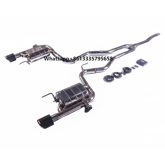 

Electronic Valve Controlled Mid-Tail Exhaust System for Ford Mustang 2.3T