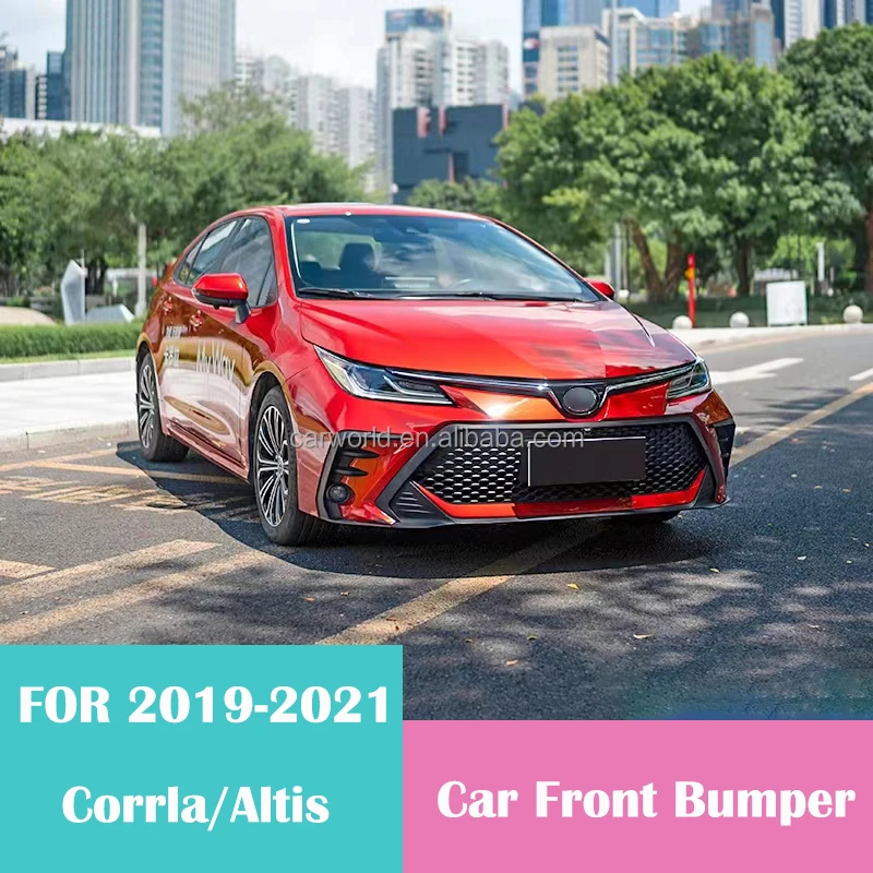 Car Front Bumper For 2019-2021 Toyota Corolla Altis Car Bumper For 2019 Corolla New Style For 2020 2021 Altis Car Bodykit