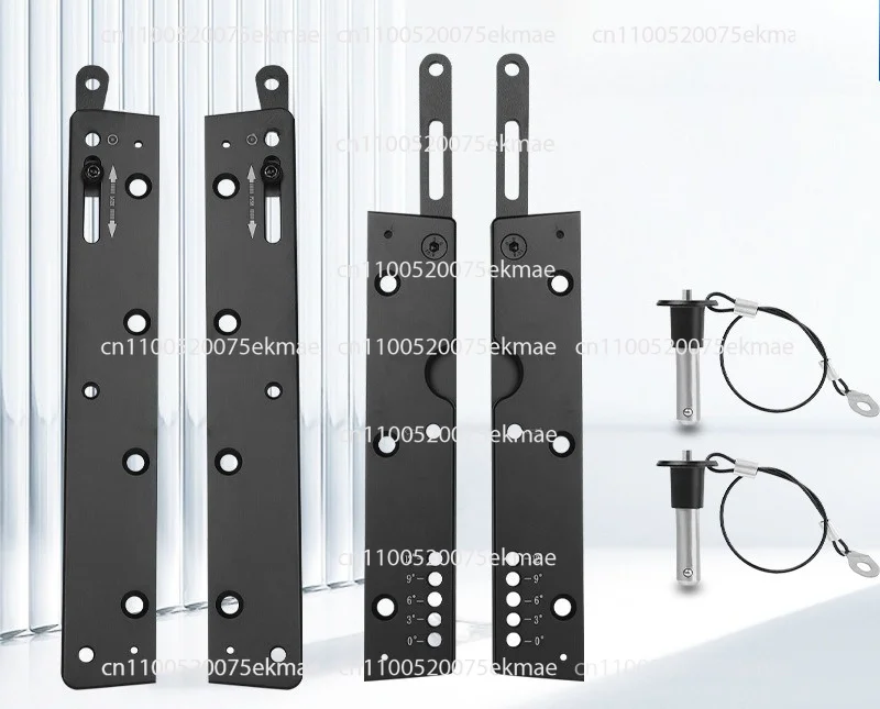 Aluminum Linear Array Speaker Hanging Bracket, Professional Aluminum Profile Hanger Accessory for Line Array Audio Cabinet