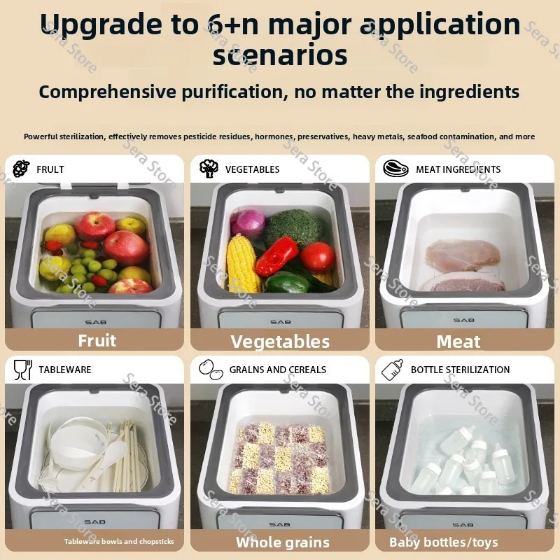 Fruit and vegetable purifier Remove pesticide residues Meat and vegetable desktop fruit and vegetable cleaning purifier
