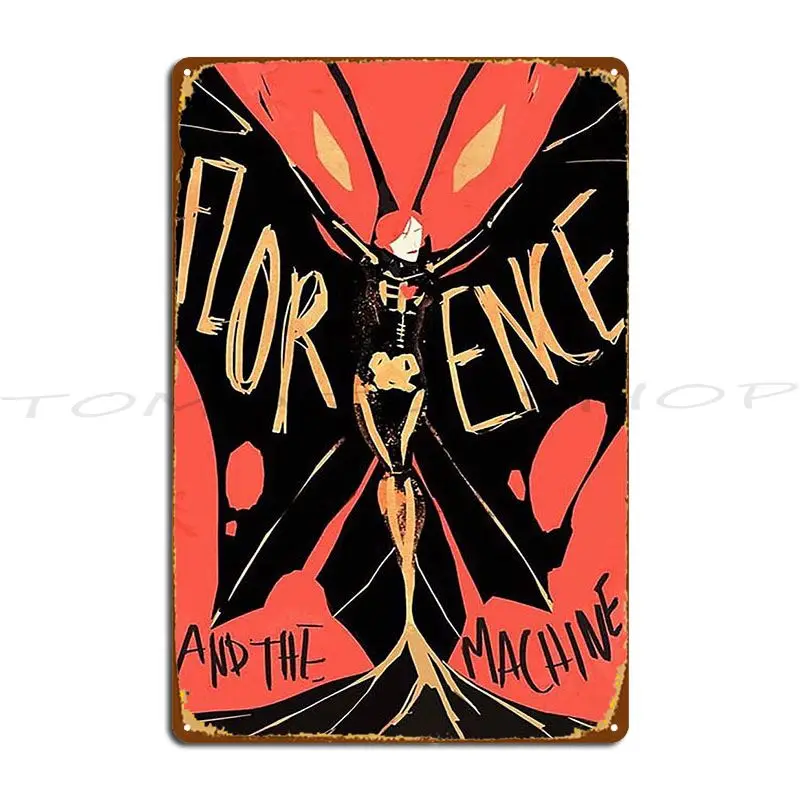 The Florence Dance Metal Sign Retro Home Design Wall Decor Customize Tin Sign Poster