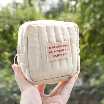 2024 Kawaii Reizen Kleine Cosmetische Lippenstift Oortelefoon Opbergtas Vrouwen Schattige Draagbare Mini Make-Up Handtassen Portemonnee Zakjes