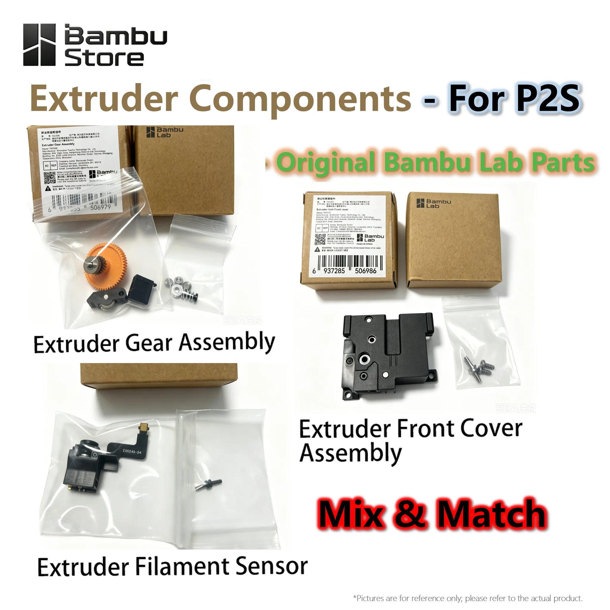 3D Printing Industry - 정품 Bambu Lab P2S 3-in-1 압출기