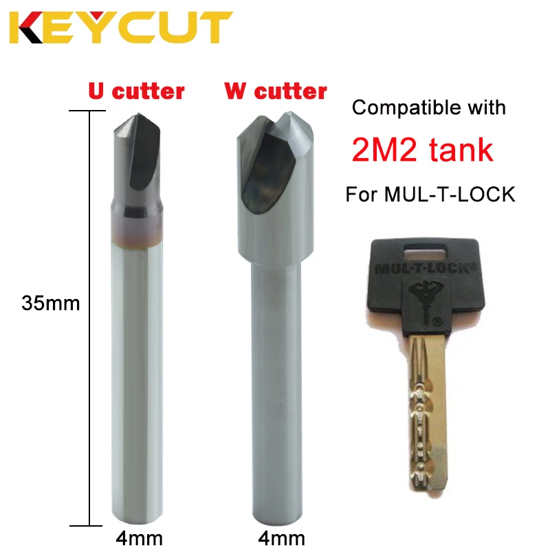 2M2 TANK Milling Cutter U Cutter W Cutter for 2M2 TANK Key Machine Cut Mul t lock Keys