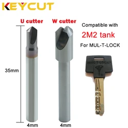 2M2 TANK Milling Cutter U Cutter W Cutter for 2M2 TANK Key Machine  Cut Mul t lock Keys