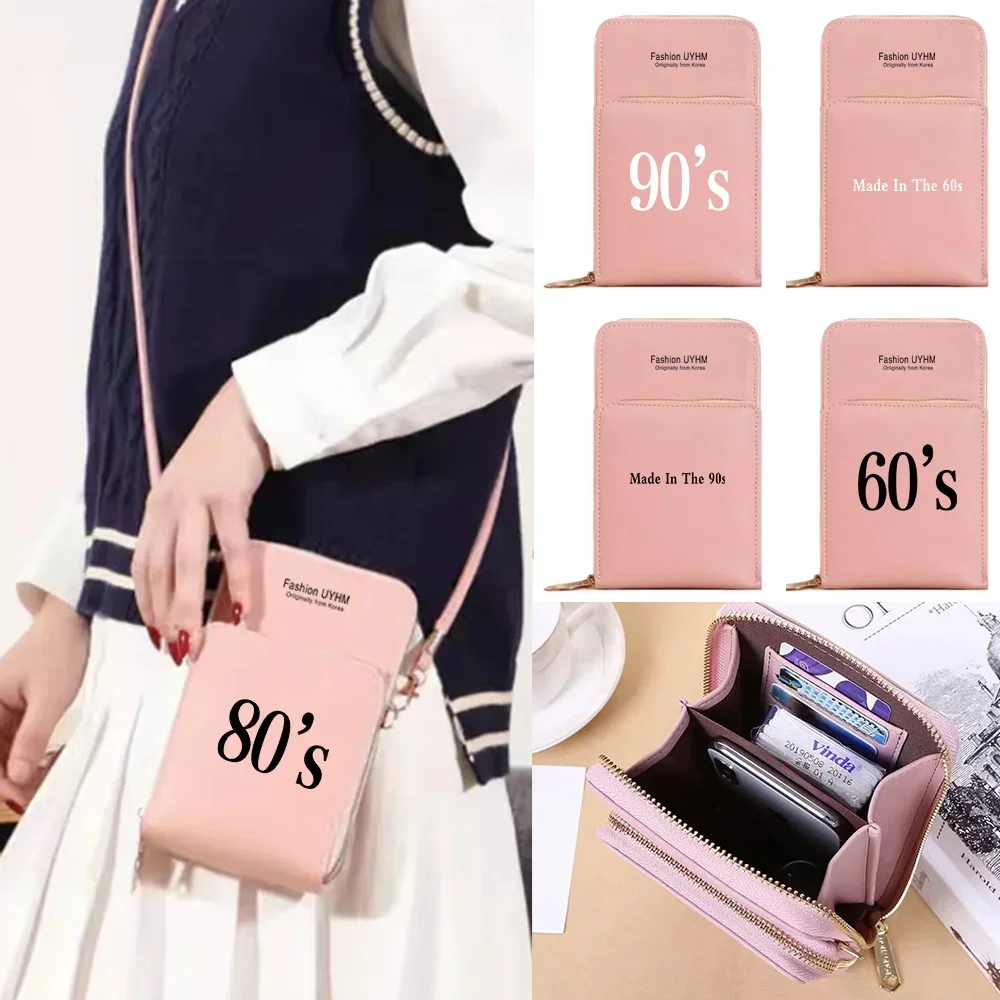 Shoulder Bags Phone Bags For Women Case Card Organizer Luxury Bag Cell Phone Purse Messenger Pouch Handbag Years Pattern