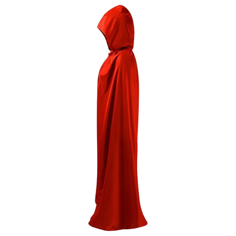 Unisex Halloween Death Long Capuz Manto, Bruxa Mago, Capa Medieval, Traje de Vestir, Cosplay, Quente, Adulto, Crianças, 2023